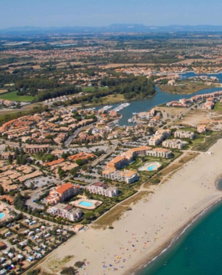 Apartament Rez De Jardin + Terrasse Piscine Et Acces Direct Plage Saint-Cyprien  Zewnętrze zdjęcie